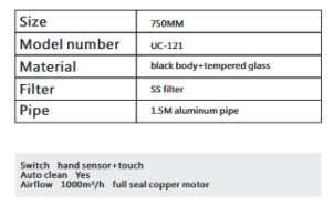 KITCHEN HOOD UCOMFORT 36